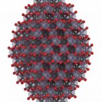 Simulation of an ideal ZrO2 nanocrystal.