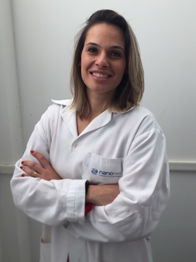 Sócia fundadora da Nanomed: Amanda Luizetto dos Santos.