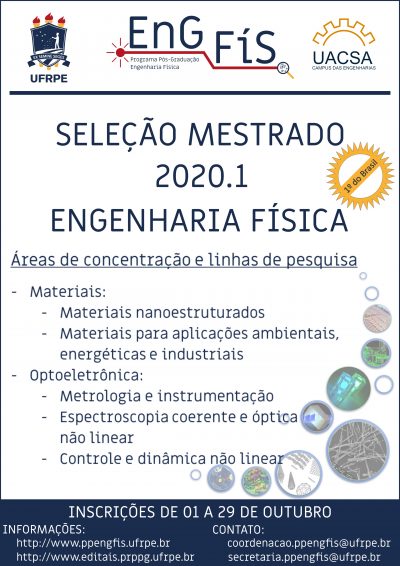 Seleção Mestrado Engenharia Física_2020.1 - UACSA-UFRPE