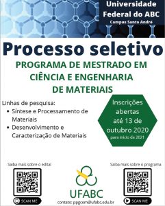 Cartaz PPGCEM UFABC