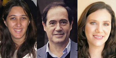 Membros da Comissão Eleitoral: Laura Péres Philadelphi, Daniel Eduardo Weibel e Nathalia Bezerra de Lima.